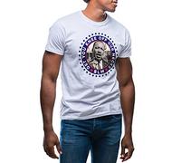 Get Your Knee Off Our Necks BLM Martin Luther King Jr T-Shirt Blanc pour Les Hommes Size L