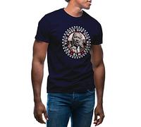 Get Your Knee Off Our Necks BLM Martin Luther King Jr T-Shirt Bleu Marine pour Homme Size L