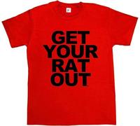Get Your Rat Out Biker Hot Rod Festival Mens Slim fit t Shirt Mens Manches Courtes(X-Large)