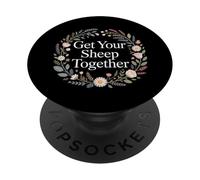 Get Your Sheep Together Rire de Rappel de Vie - PopSockets PopGrip Adhésif