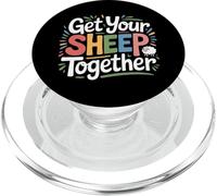 Get Your Sheep Together Rire de Rappel de Vie |- PopSockets PopGrip pour MagSafe