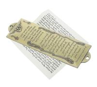 GETAJGHSD 1 Set Mezouza en Métal avec Parchemin Sacré, Décoration Vintage en Alliage de Zinc, Style Artistique Délicat, Facile à Ranger, Ornement pour Porte, Décoration de Maison