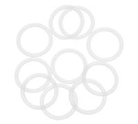 GETAJGHSD 10 Joints D'étanchéité en Silicone Blanc pour Machine à Crème Glacée, Forme O, Haute Efficacité, Adaptation Thermique pour Réparation et Maintenance