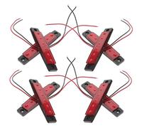 GETAJGHSD 10 pièces Barre Lumineuse LED Latérale pour Camion et Remorque Feux Gabarit Latéraux Rouges Fiable et Éclairage Résistant Adapté Voitures et