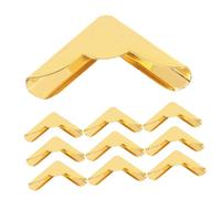GETAJGHSD 10 pièces Dangles pour Albums Photos et Style Doré Protège Décoratifs pour Boîtes et Carnets Accessoires de Protection Rétro pour Meubles et Scrapbooking