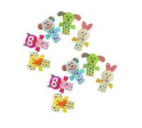 GETAJGHSD 10 pièces Marionnettes à Doigts Animaux Peluche Douces Jouets Éveil pour Garçon Fille Poupées Main Mignonnes pour Jeux et Histoires Ensemble pour Tout-Petits et Maternelle
