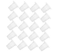 GETAJGHSD 100 pièces Plastic Hydroponic Net Pots Small Planting Baskets for Indoor Gardening and Vegetable Cultivation Plastic Plant Containers for Home and Balcony Use