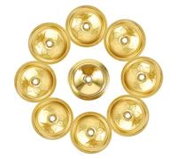GETAJGHSD 12pcs Porte-mèches Flottants en Métal pour Lampe à Huile Disques De Mèches Ajustables Support Flottant 4cm De Diamètre Accessoires De Bouddhisme pour Lampes à Huile