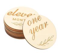 GETAJGHSD 14 pièces Cartes Mensuelles pour Bébés Annonce de Naissance et Blocs de Jalons pour Photos de Né