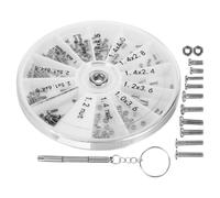GETAJGHSD 1ensemble Kit de Réparation Lunettes avec Vis Inox et Tournevis Boîte Compartimentée pour Montures et Lunettes de Soleil Outil Pratique pour Domicile et Voyage
