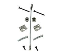 GETAJGHSD 1Ensemble Kit de Sangles Bascule pour Meubles Protection Murale Sécurisée pour Animaux Matériaux Métalliques Durables pour Armoires et Étagères