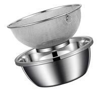 GETAJGHSD 1ensemble Passoire à Riz Acier Inoxydable Panier de Vidange Multifonctionnel avec Tamis Fin pour Légumes et Fruits Cuisine Chinoise Pratique