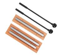 GETAJGHSD 2 ensembles Percussions Chimes Bois avec Baguette Instrument Musical à Sons Clairs pour Yoga et Concerts Outil de Thérapie Sonore Métal et Bois