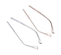 GETAJGHSD 2 Ensembles Transparent Metal Glasses Replacement Legs Durable Eyeglass Arms For Men And Women Lightweight Crystal Temples For Eyewear Repair