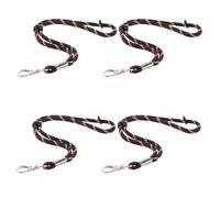 GETAJGHSD 2 Paires de Dragonnes Ajustables pour Moufles de Ski en Polyester Pinces Rapides, Accessoires de Sécurité pour Adultes Lors de Randonnées en Neige