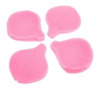 GETAJGHSD 2 Paires de Moules à Gâteau en Silicone Rose Antiadhésifs Insert Pétale pour Décoration de Pâtisserie, Faciles à Démouler, pour Cake Making et Candy Making