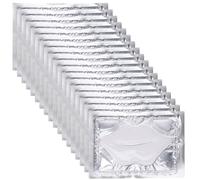 GETAJGHSD 25 Pièces Masque Lèvres, Patchs Bouche Hydratants en Fibre Végétale, Blanc, Portable, pour Voyage et Banquet, pour Mère et Petite Amie