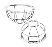 GETAJGHSD 2pcs Housse de Protection en Fer Argenté pour Détecteur de Fumée Maille Anti-, Protection et Design Simple pour Capteurs Incendie à Domicile