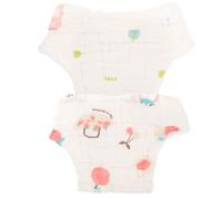 GETAJGHSD 2pièces Couches Lavables Coton Pour Garçon Fille Culottes Apprentissage Respirantes Et Absorbantes Sous-vêtements Réutilisables Pour Tout-petits