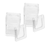 GETAJGHSD 2pièces Cuve De De Laboratoire Verre Avec Couvercle Pour Lames De Microscope Terrarium Stockage De Lames Verrerie Pour École Et Microscope