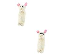 GETAJGHSD 2pièces Trousse à Crayons Chien Peluche Pochette De Rangement Adorable pour Fournitures Scolaires Chihuahua