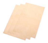 GETAJGHSD 3 Pièces Planches en Bois de Tilleul Rectangle 14,5 X 9 Pouces pour Loisirs Créatifs, Bords sans Éclats, Matériau Résistant pour Petits Projets DIY