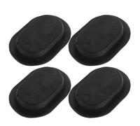 GETAJGHSD 4 Bouchons de Vidange Ovales Pack de 4 Pièces en Caoutchouc Noir Installation Facile et L'eau pour Tapis de Sol Voiture