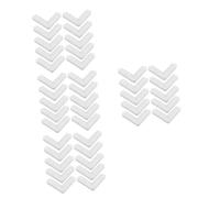 GETAJGHSD 4 Ensembles Supports Angle Pour Cadre De Moustiquaire Kit De Réparation Pour Fenêtres Et Portes Écran Installation Facile Angle Fixe À Degrés Durable Et Adapté À 10 Pièces * 4