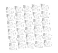 GETAJGHSD 40pièces s Séparateurs Réfrigérateur Ajustables Pour Étagères Organisateur De Cuisine Congélateur Rangement Multifonction Transparent Accessoires Pratiques Pour Placards