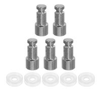 GETAJGHSD 5 Sets de Soupapes à Flotteur en Acier Inoxydable pour Autocuiseurs Électriques 4l 5l 6l Joint en Caoutchouc, Conception Sûre et Étanchéité