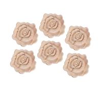 GETAJGHSD 6 Pièces Appliques Vintage Européennes Rose Lot de Décalcomanies pour Décoration de Murs et Meubles Accessoires Élégants Intérieur