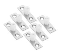 GETAJGHSD 6 Pièces Guide De Plancher Pour Porte Coulissante Rail De Porte De Placard Guides Inférieurs De Plancher De