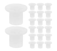 GETAJGHSD 60 Pièces Bouchon en Plastique pour Diffuseur Huiles Essentielles avec Trou Central Pré-ouvert, Joint Étanche Intégré, Compatible pour Maison et Bureau, Dimensions 2,30x2,30x1,50