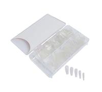 GETAJGHSD 600 pièces Faux Ongles Manucure Transparent Style Ballet Autocollants Réutilisables pour Femmes et Filles Couverture Complète Ongles DIY et Facile à Appliquer