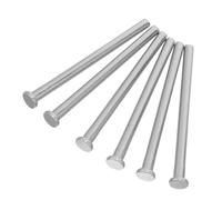 GETAJGHSD 6pièces Goupilles de Charnière de Porte Intérieure Acier Inoxydable Goupilles Amovibles Robustes pour Portes Bois Quincaillerie de Remplacement Silencieuse pour Cuisine et Placard