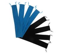 GETAJGHSD 8 Pièces Sacoche de Rangement Velours pour Instruments à Vent Pochette à Cordon Longue pour Harmonica Lot de Protection Antirayures Compacte et Résistante pour Maison et Voyage