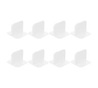 GETAJGHSD 8 Pièces Stabilisateur Adhésif pour Parc à Jeux en Plastique Blanc Support Solide et Installation Simple, Tampon Antidérapant pour Sécurité Garçon et Filles