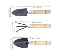 GETAJGHSD 9 Pièces Mini Kit Jardinage avec Pelle Creuse et Truelle à Manche Outils Durables Ergonomiques pour Balcon Jardinières et Potager Poignée Confortable Fatigue