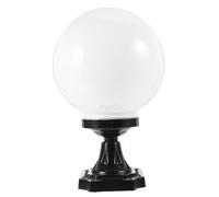 GETAJGHSD Abat Jour Globe pour Lampadaire Couvercle de Remplacement Sphérique pour Éclairage Extérieur Décoration de Jardin Terrasse Installation Facile et Pratique