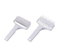 GETAJGHSD Accessoires Pizzaiolo 2 Pièces Rouleau et Roulette à Pizza pour Découpe Pâte et Préparation Pizza à Domicile