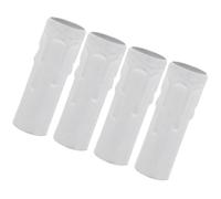 GETAJGHSD Accessoires pour Lustres Manchon à Bride en Fer Blanc 25X80 MM, Cache-Base de Lampe à Bougie pour Douille E14, Lot de 4 Pièces, Usage Suspendre Luminaire Intérieur