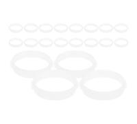 GETAJGHSD Anneaux Tubulaires Blancs 20 Pcs Plastique Haute Densité Connecteurs Modulables pour Hamster et Petits Animaux en Cage
