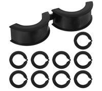 GETAJGHSD Bagues D'adaptation Accessoire Anti-Vibration pour Guidon de Vélo Lot de 10 en TPR pour Cintre 22.2-31.8mm, pour Cyclisme Longue Distance et Balade Urbaine