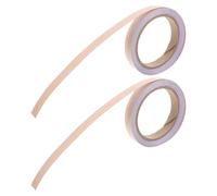 GETAJGHSD Bande de Chant Autocollante Effet Bois Pin 1,5 Cm X 10 M, 2 Pièces, Ruban Adhésif Décoratif pour Meubles, Armoires, Portes - Finition Murale et Restauration DIY