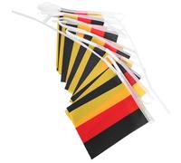 GETAJGHSD Bannière Allemande Mini Drapeaux en Polyester Réutilisables pour Décoration de Jardin et Mur, 1 Set Pratique 25 Drapeaux pour Fête et Événements