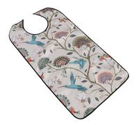 GETAJGHSD Bavoir Adulte Plastifié Dossard, Tablier Repas pour Personnes Âgées et Utilisation en Établissement de Santé