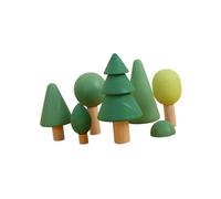 GETAJGHSD Bloc de Construction Bois pour Éducatif pour Développement Cognitif et Créativité Ans de Blocs de Forêt à Empiler