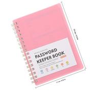 GETAJGHSD Bloc-Notes pour Mots de Passe à Spirale Format A6 Onglets Alphabétiques, Carnet Léger et Compact pour Gestion des Connexions Web Bureau