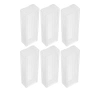 GETAJGHSD Boîte à Lames de Microscope Plastique Solide 6pcs, Rangement Portable pour 5 Lames, Accessoire User-friendly pour Stockage en Salle de Classe