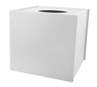 GETAJGHSD Boîte De Loterie Multifonctionnelle 20 Cm Blanc, Urne Cubique Légère en Plastique, Boîte De Tombola pour Fêtes Et Réunions, Collecte De Dons Et Tickets, Usage Événementiel